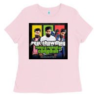 Bubblegum Pink friendly comedian paul chowdhry stand up Ladies Tee - artisFamous