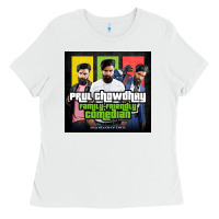 White friendly comedian paul chowdhry stand up Ladies Tee - artisFamous