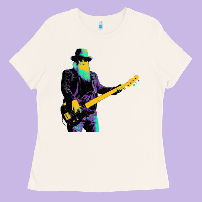 Legends Bassis Dusty Hill Ladies Tee Designed By Artisfamous