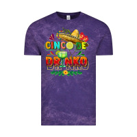 Cloud Purple Cinco de drinko Vintage Tee - FaDigitalArtStudio