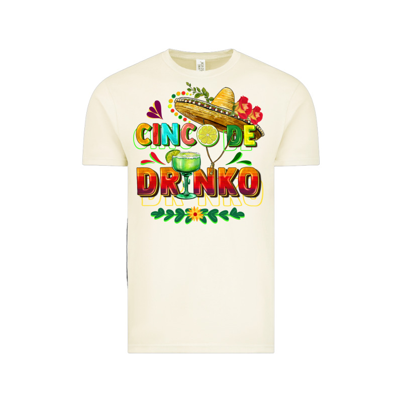Cinco De Drinko Vintage Tee by FaDigitalArtStudio | Teevron