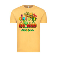 Vintage Mustard Cinco de drinko Vintage Tee - FaDigitalArtStudio