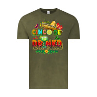 Vintage Olive Cinco de drinko Vintage Tee - FaDigitalArtStudio