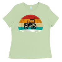 Matcha vintage tractor Ladies Tee - artisFamous
