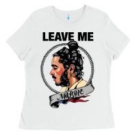 White leave me malone merch Ladies Tee - artisFamous