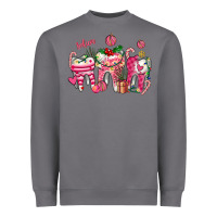 Storm pink christmas teeth Heavyweight Sweatshirt - AdoDesignShop