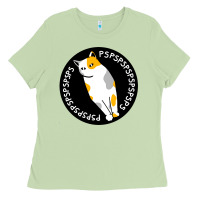 Matcha calico cat Ladies Tee - artisFamous