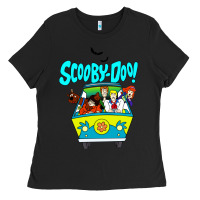 Black scooby doo Ladies Tee - artisFamous