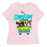 Bubblegum Pink scooby doo Ladies Tee - artisFamous