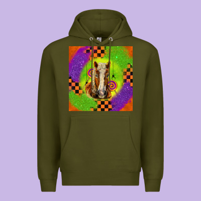 Halloween Belgian Horse Premium Hoodie Designed By Lillyallendesigns
