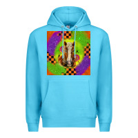 Ocean Blue Halloween Belgian Horse Premium Hoodie - LillyAllenDesigns