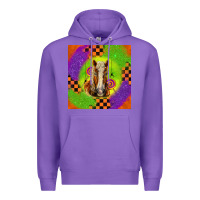 Purple Halloween Belgian Horse Premium Hoodie - LillyAllenDesigns