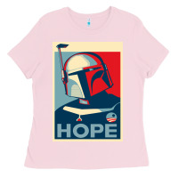 Bubblegum Pink boba fett for president Ladies Tee - artisFamous