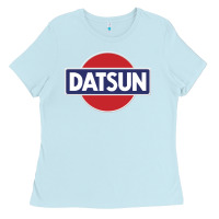 Baby Blue New Japanese Datsun Fanatics Ladies Tee - artisFamous