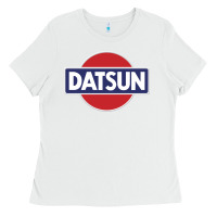 White New Japanese Datsun Fanatics Ladies Tee - artisFamous