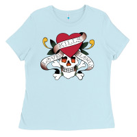 Baby Blue Funny Ed Hardy Sarcasme Saying New Ladies Tee - artisFamous