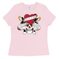 Bubblegum Pink Funny Ed Hardy Sarcasme Saying New Ladies Tee - artisFamous