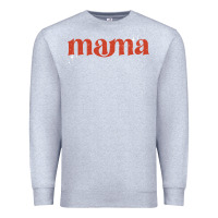Heather Grey mama stronger than the storm Premium Sweatshirt - JahusDesignShop