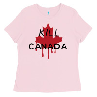 Bubblegum Pink The Blame Canada New Ladies Tee - artisFamous