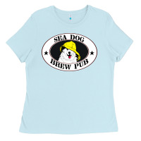 Baby Blue sea dog brew pub Ladies Tee - artisFamous