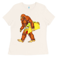 Bone bigfoot carrying taco Ladies Tee - artisFamous
