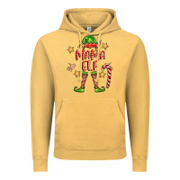 Vintage Mustard mama elf Vintage Hoodie - FaDigitalArtStudio