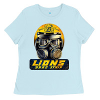 Baby Blue lions drag speed Ladies Tee - artisFamous