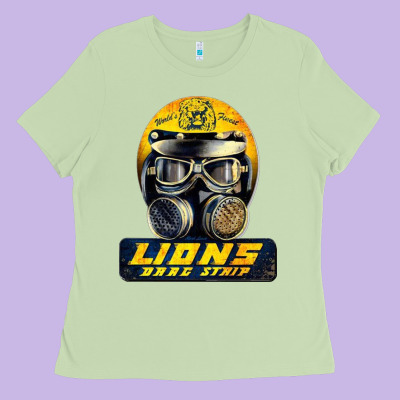 Lions Drag Speed Ladies Tee Designed By Artisfamous