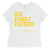 God Family Packers In That Order Ladies Tee | Teevron