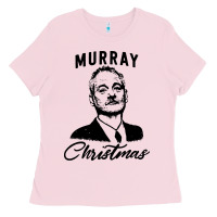 Bubblegum Pink murray christmas Ladies Tee - artisFamous