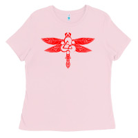 Bubblegum Pink coheed and cambria dragonfly Ladies Tee - artisFamous