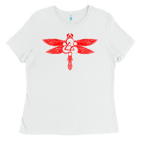 White coheed and cambria dragonfly Ladies Tee - artisFamous