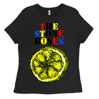 Black the stone roses Ladies Tee - artisFamous