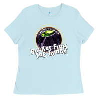 Baby Blue rocket from the tombs Ladies Tee - artisFamous