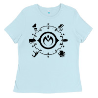 Baby Blue jojo   morioh stands Ladies Tee - artisFamous