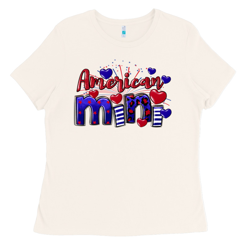 American Mini  4th Of July Ladies Tee by CowGirlArtShop | Teevron