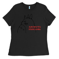 Black best studio ghibli Ladies Tee - artisFamous