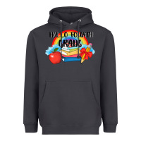 Smoke back to school hello fourth grade 3200x2400 Heavyweight Hoodie - AdoDesignShop