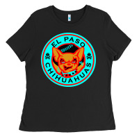 Black el paso chihuahuas cute chihuahua angry funny dog lover  t shirt Ladies Tee - artisFamous