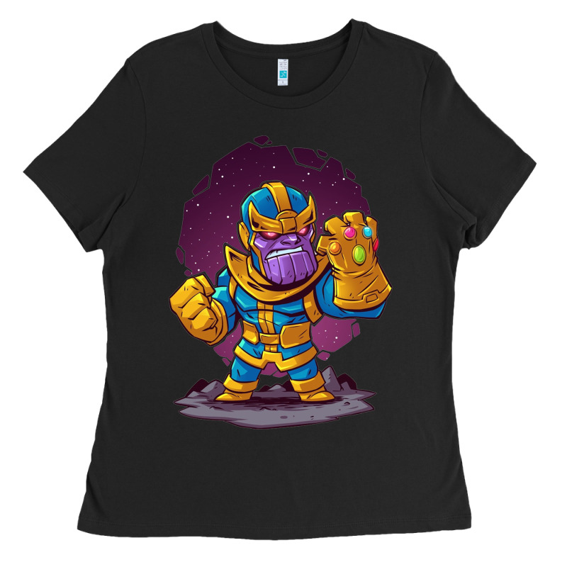 Cartoons Super Hero Strong Hands Ladies Tee by artisFamous | Teevron