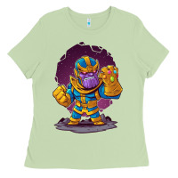 Matcha cartoons super hero Strong Hands Ladies Tee - artisFamous
