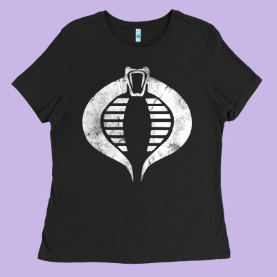 Vintage Cobra Symbol Ladies Tee Designed By Artisfamous