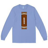 Colony Blue american football with leopard pen wraps Long Sleeve Tee - BundleAndBundleShop
