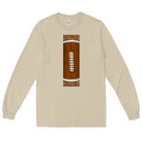 Mushroom american football with leopard pen wraps Long Sleeve Tee - BundleAndBundleShop