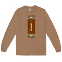 Toasted Coconut american football with leopard pen wraps Long Sleeve Tee - BundleAndBundleShop
