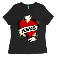 Black jesus love Ladies Tee - artisFamous