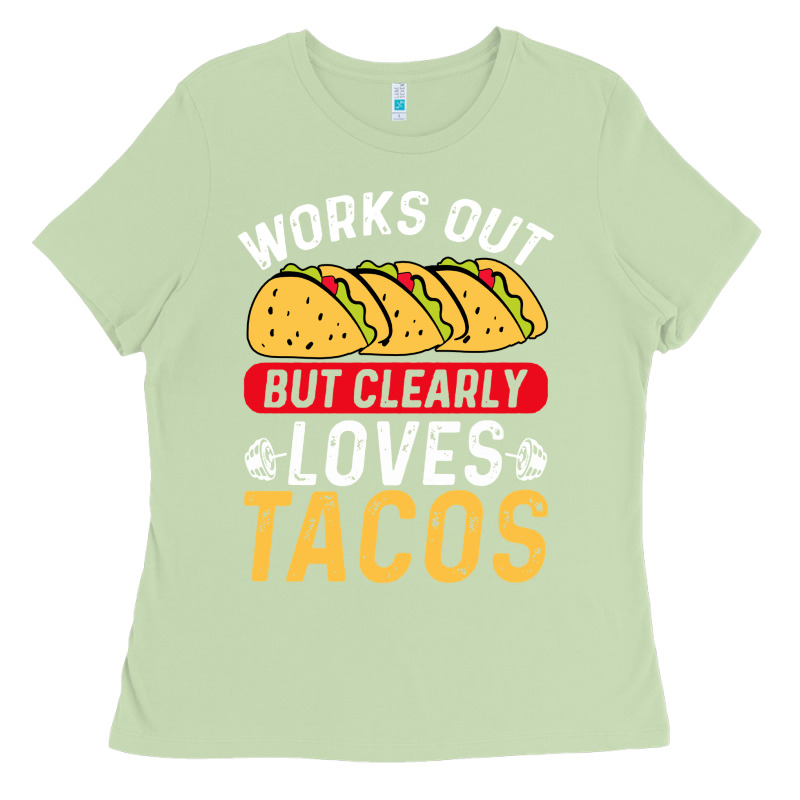 Tacos Work Out Gym Gift Classic Ladies Tee by artisFamous | Teevron