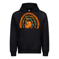 Black fall pumpkin rainbow Urban Hoodie - JahusDesignShop