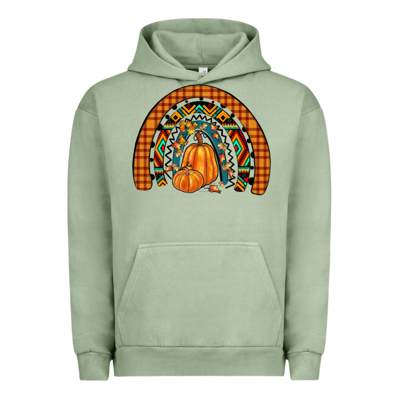 Fall Pumpkin Rainbow Urban Hoodie by JahusDesignShop | Teevron