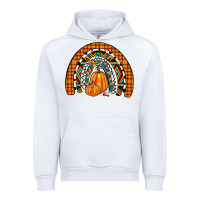 White fall pumpkin rainbow Urban Hoodie - JahusDesignShop